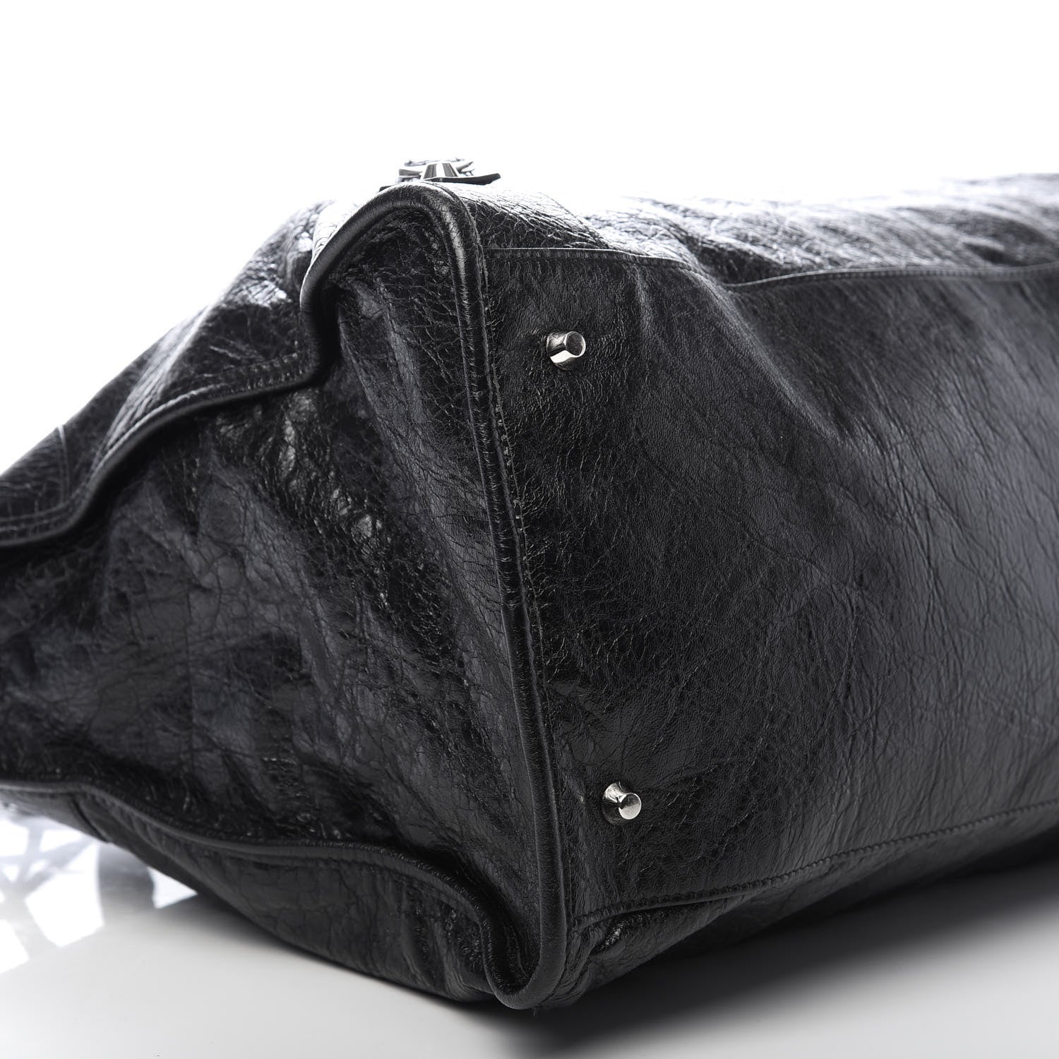 Balenciaga Agneau Classic Hardware Silver Work Black 6 of 8