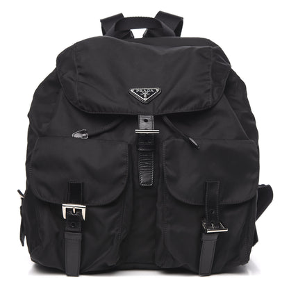 Prada Nylon Vela Medium Backpack Black 1 of 7