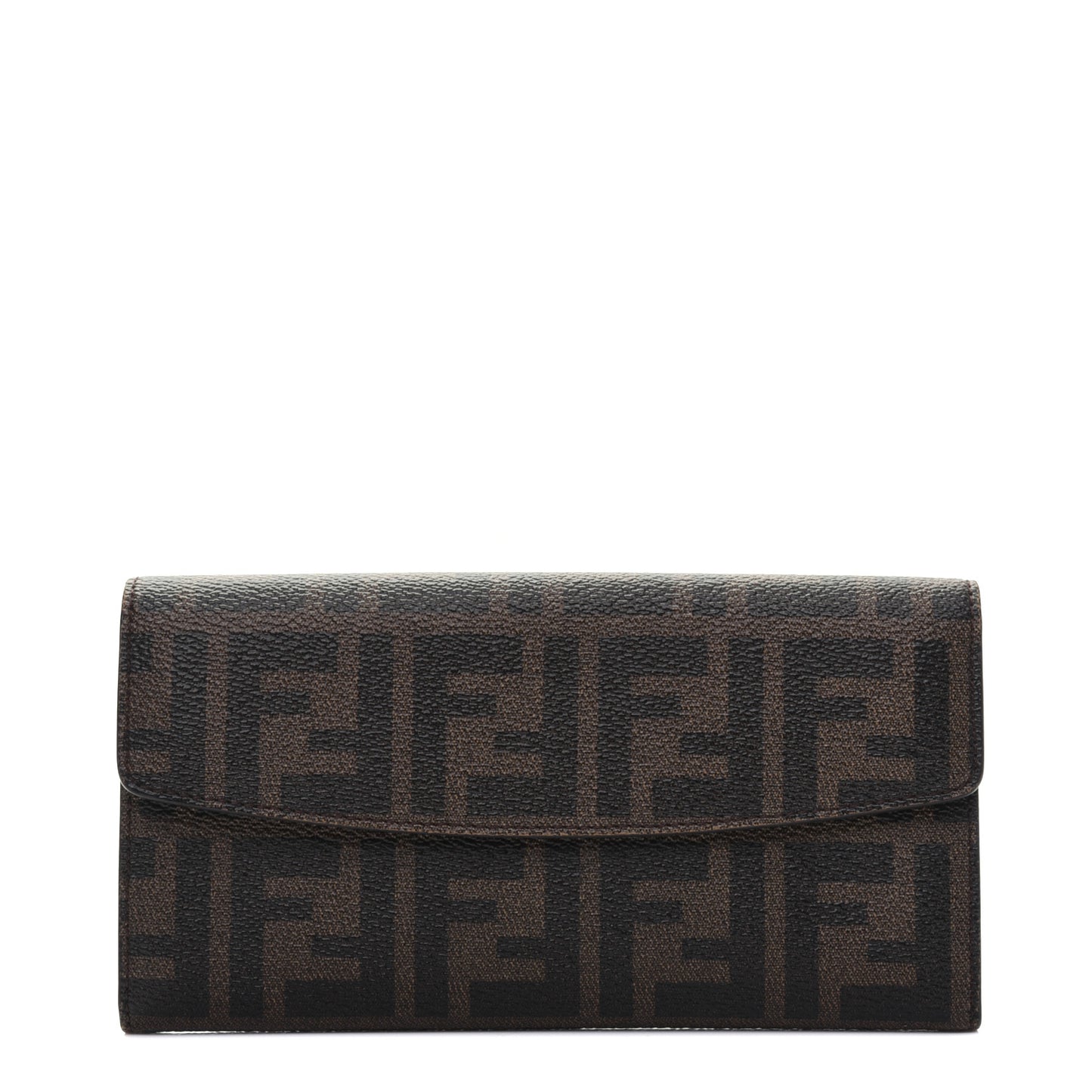 Zucca Spalmati Vitello Elite Simply Continental Wallet Tobacco Turchese