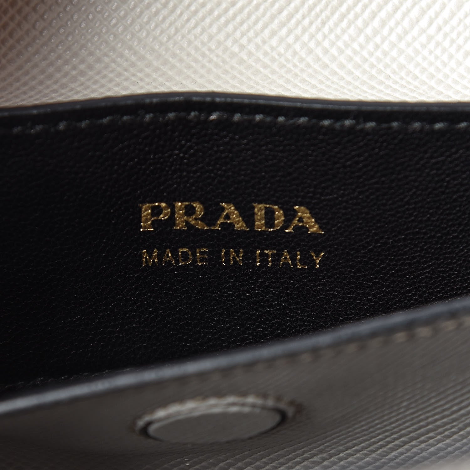 Prada Saffiano Cuir Medium Double Bag Talco Black 7 of 19