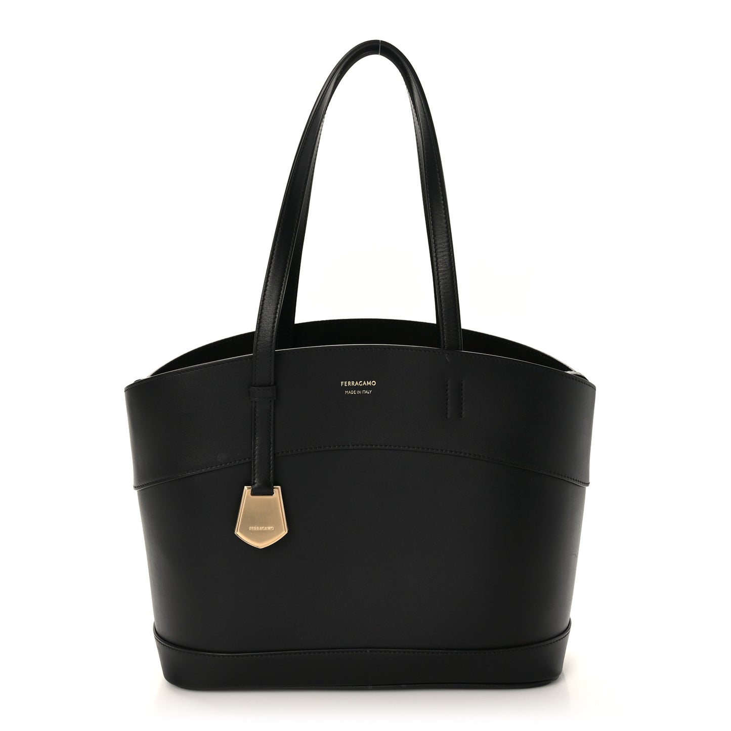 Calfskin Charming Tote Black