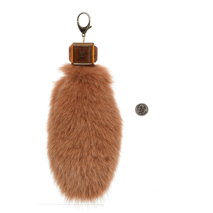 Louis Vuitton Fox Fur Foxy Key Holder Bag Charm 2 of 5