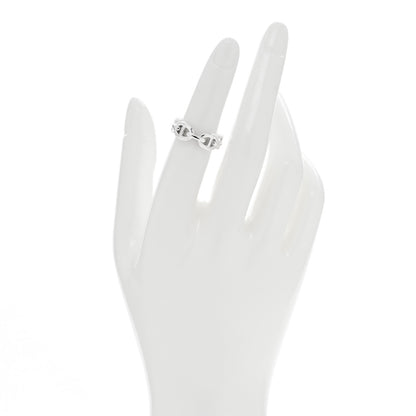 Hermes Sterling Silver PM Chaine d'Ancre Enchainee Band Ring 50 5.25 2 of 4
