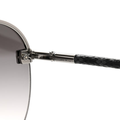 Louis Vuitton Metal Monogram Clockwise Sunglasses Z1595E Black 5 of 6