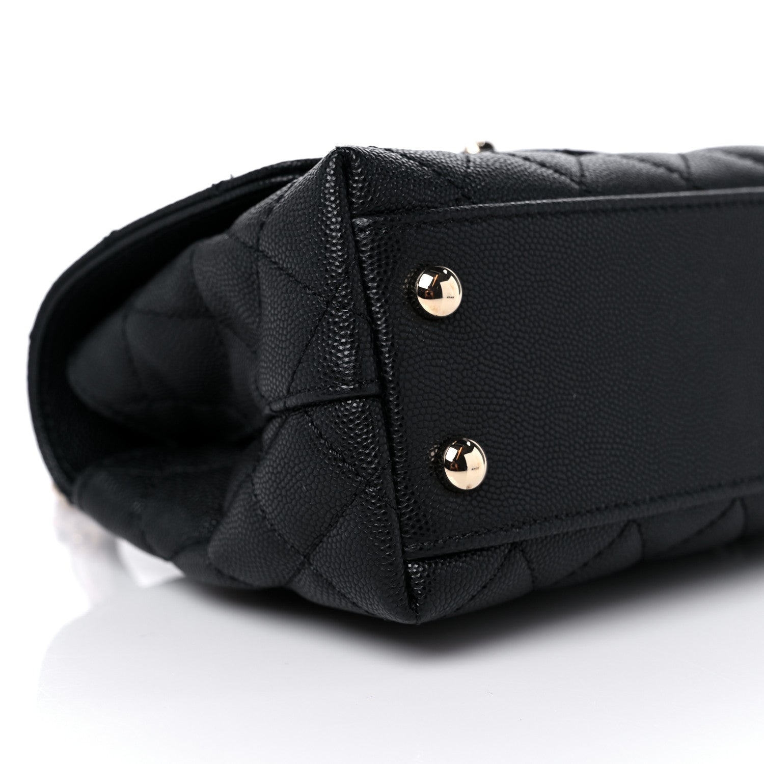 Chanel Caviar Quilted Extra Mini Coco Handle Flap Black 8 of 10