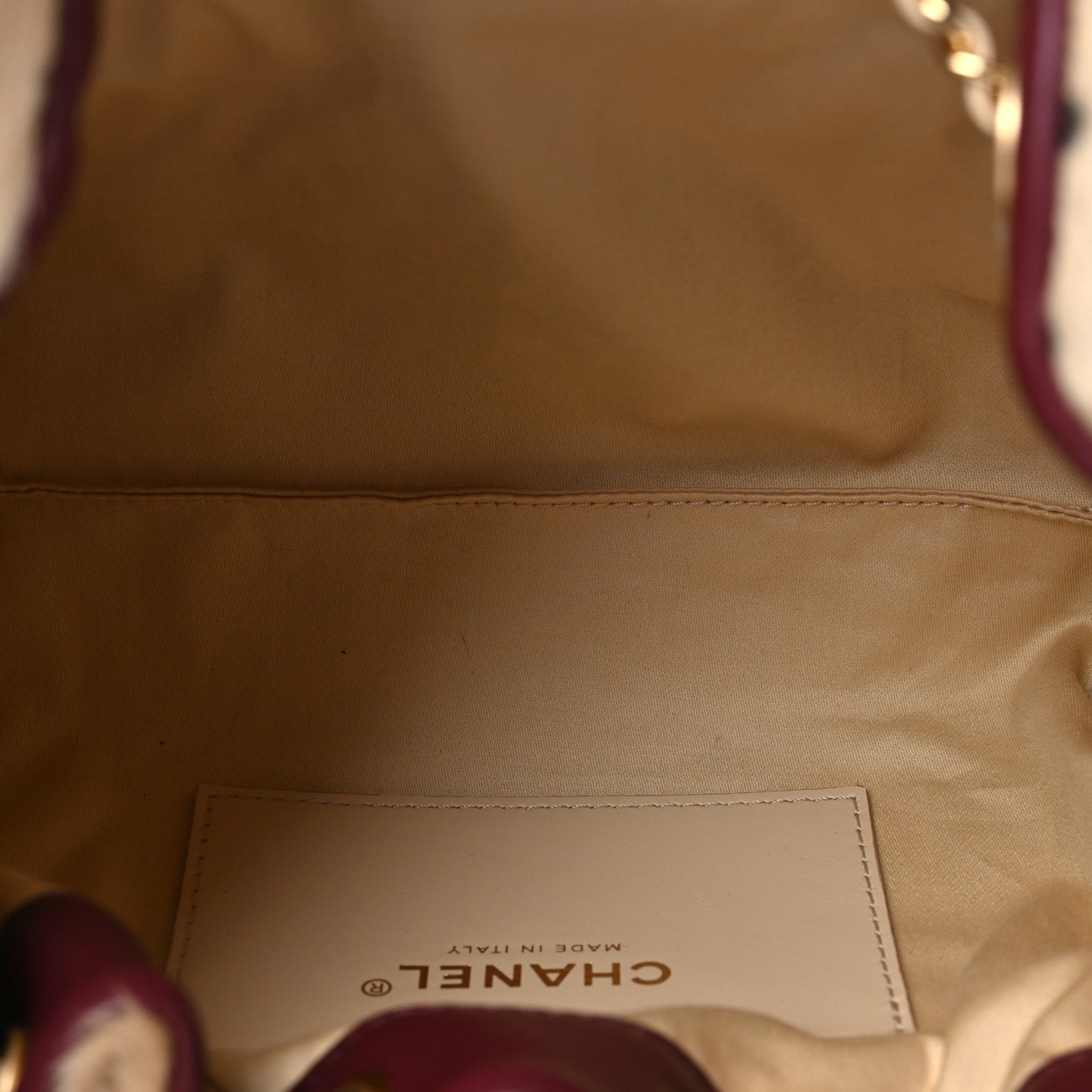 Pony Hair Mini Chanel 25 Handbag Beige Black