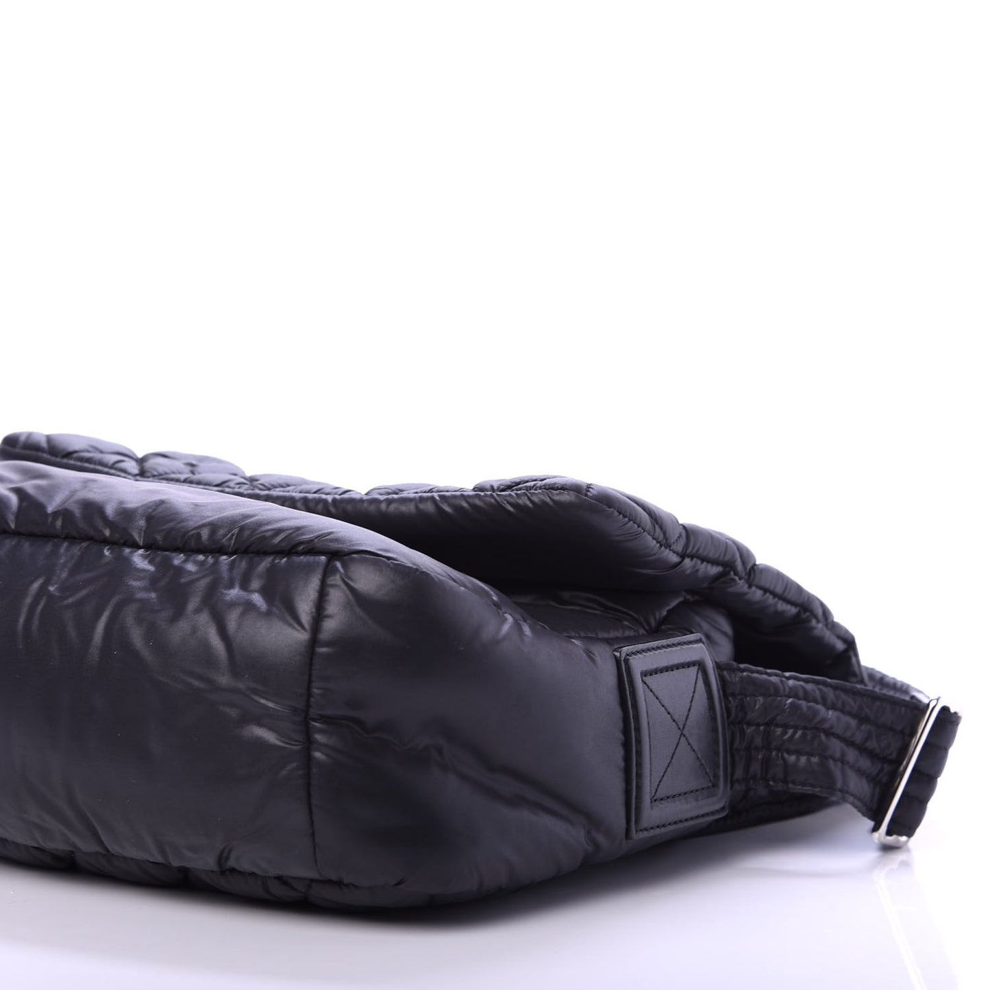 Nylon Small Coco Cocoon Messenger Bag Black