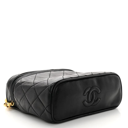 Chanel Lambskin Quilted Tassel Shoulder Bag Black 4 of 13