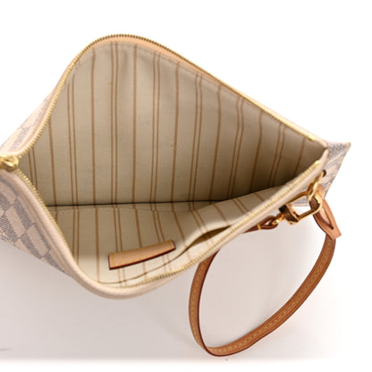 Louis Vuitton Damier Azur Neverfull MM GM Pochette 5 of 11
