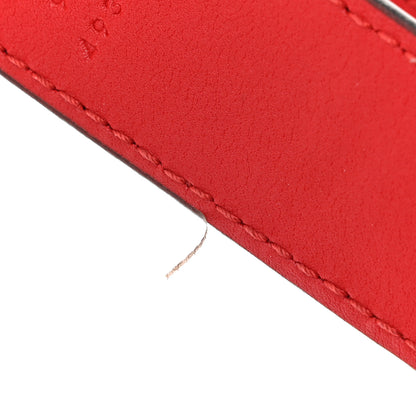Gucci Calfskin Matelasse GG Marmont Belt Bag 95 38 Hibiscus Red 13 of 14