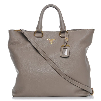 Prada Vitello Daino Tote Argilla 1 of 9