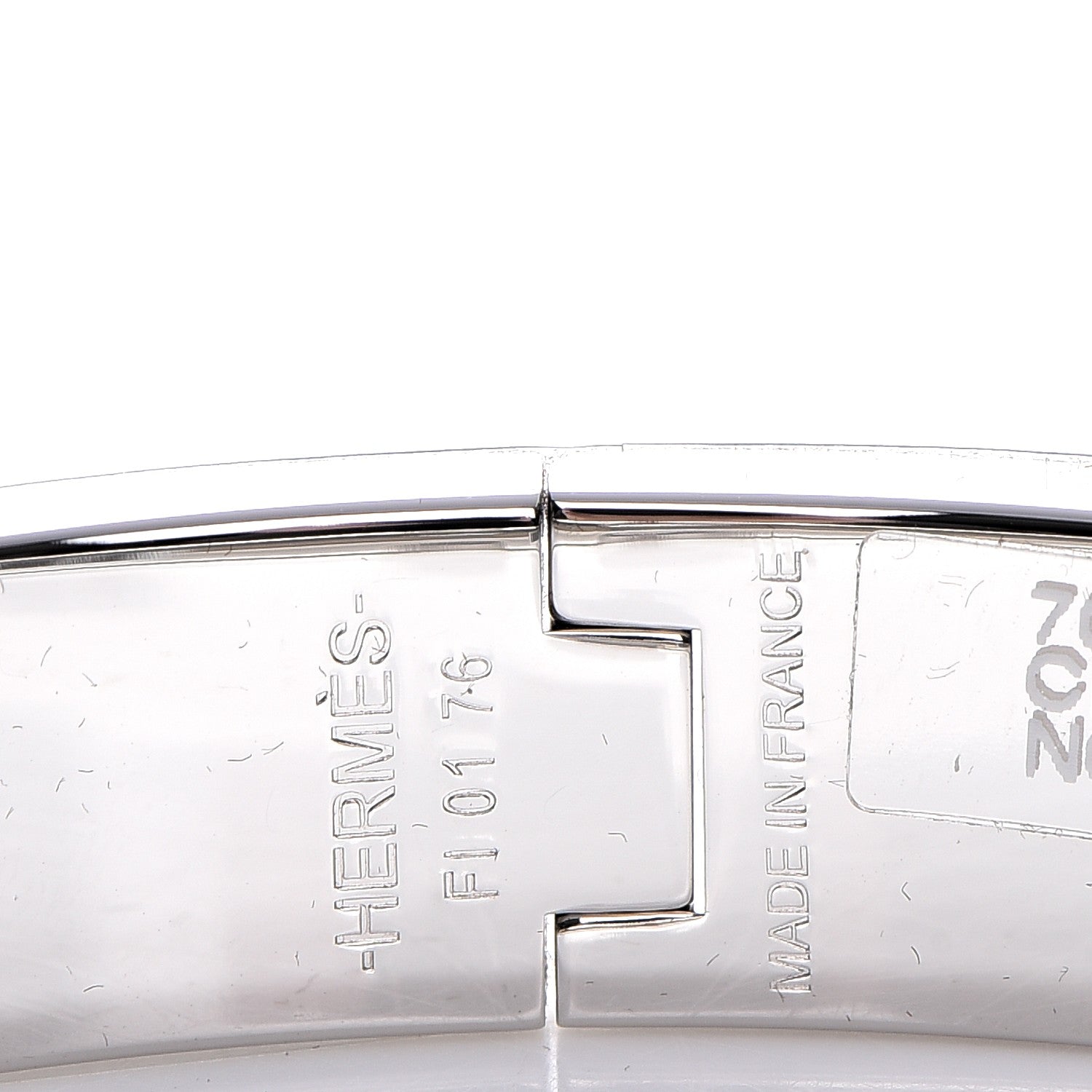 Hermes Enamel Narrow Clic Clac H Bracelet PM Black 4 of 5