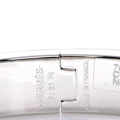 Hermes Enamel Narrow Clic Clac H Bracelet PM Black 4 of 5