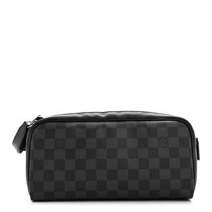 Louis Vuitton Damier Graphite Dopp Kit Toilet Pouch 1 of 7