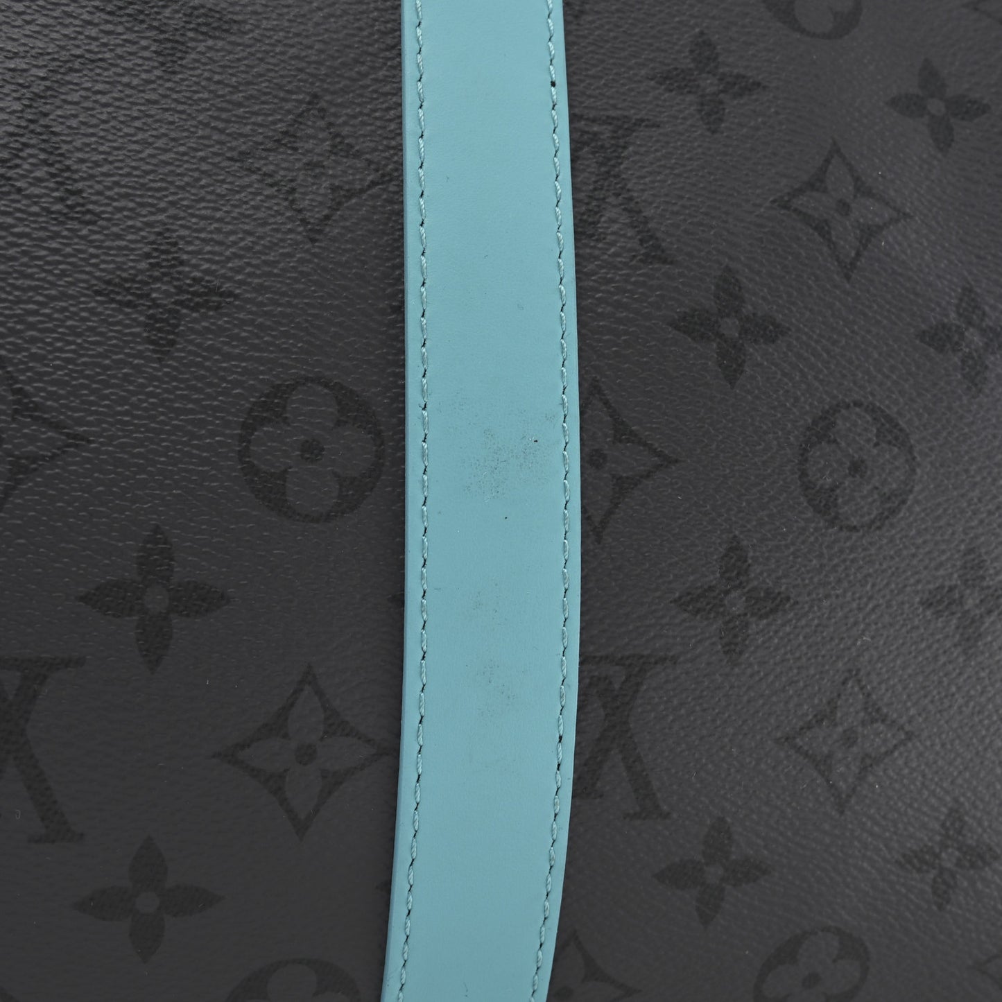 Reverse Monogram Eclipse Keepall Bandouliere 55 Turquoise