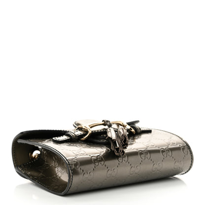 Gucci Shine Guccissima Mini Emily Chain Shoulder Bag Sasso 4 of 12