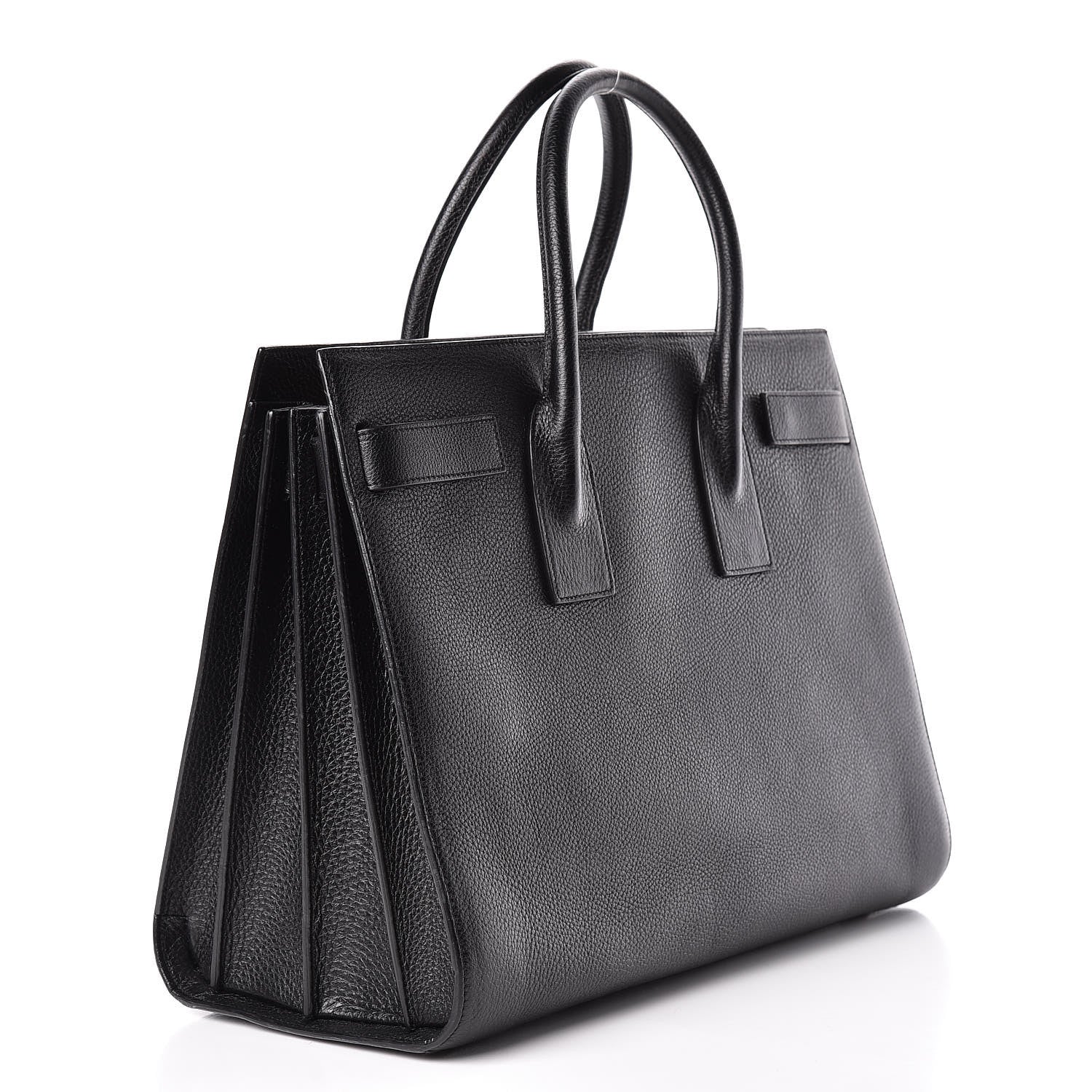 Saint Laurent Grained Calfskin Large Sac De Jour Carryall Black 3 of 12