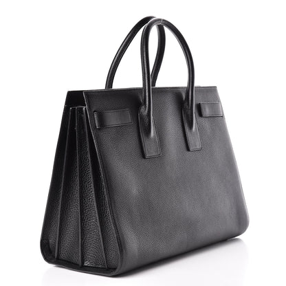 Saint Laurent Grained Calfskin Large Sac De Jour Carryall Black 3 of 12