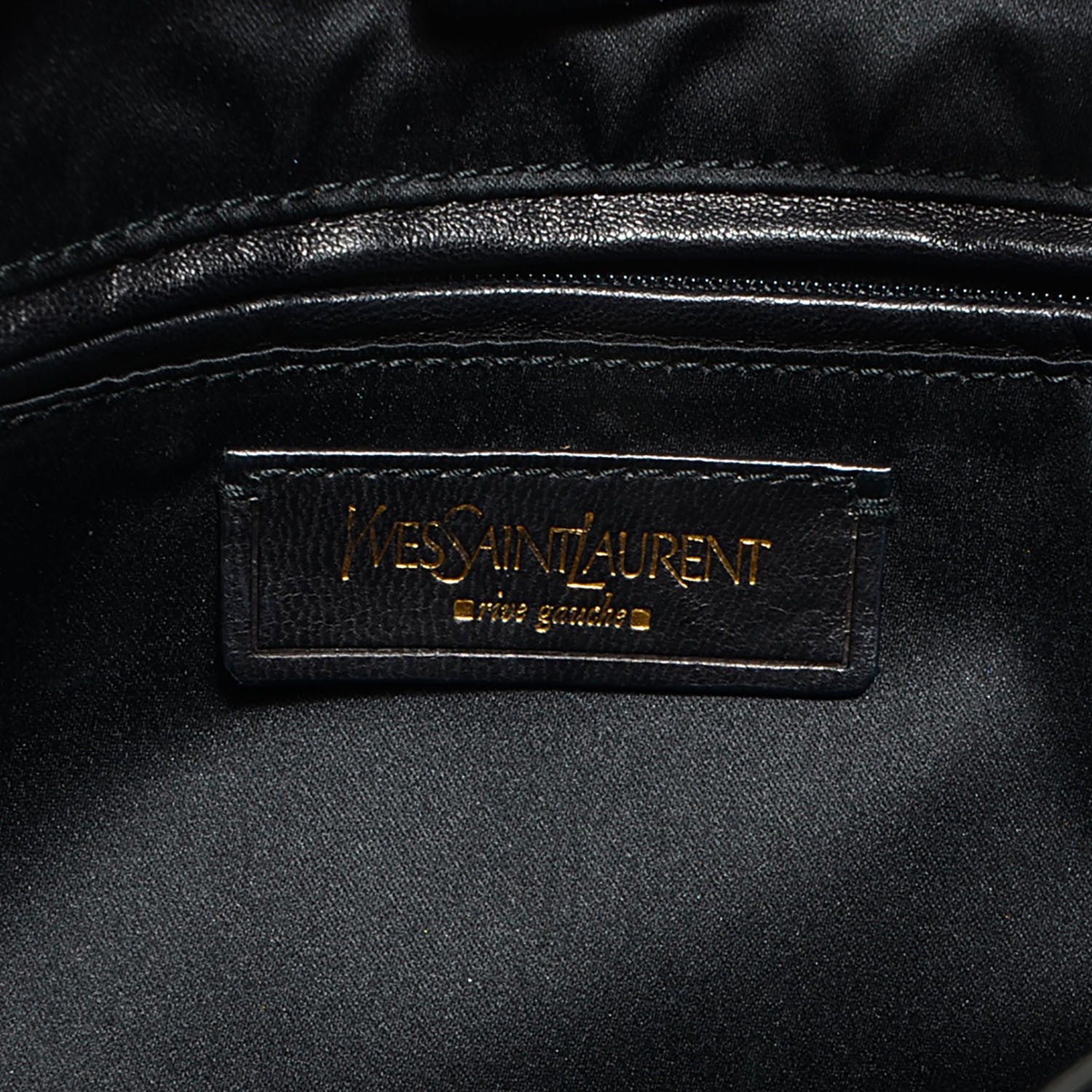 Saint Laurent Textured Patent Small Y-Mail Tote Black 6 of 7
