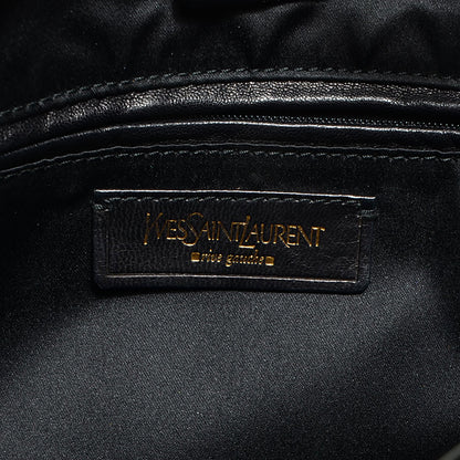 Saint Laurent Textured Patent Small Y-Mail Tote Black 6 of 7
