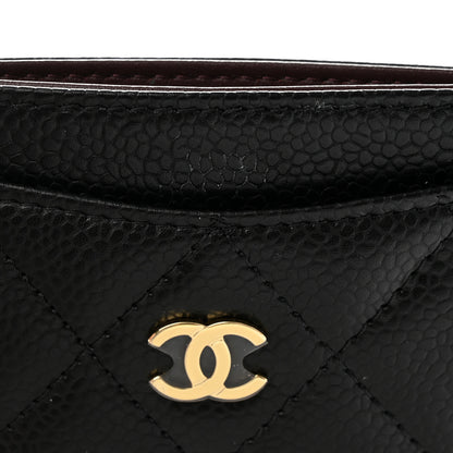 Chanel Caviar Quilted Card Holder Black 9 of 10