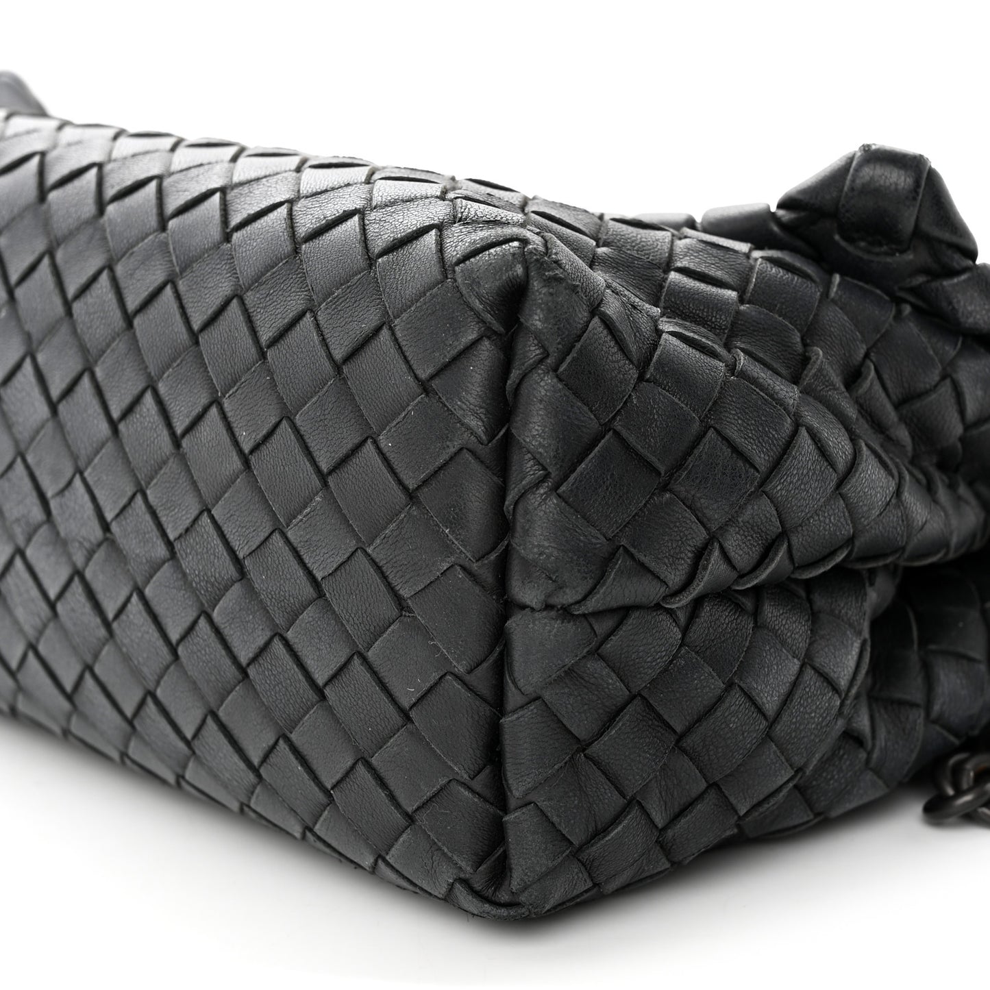 Nappa Intrecciato Small Olimpia Bag Black