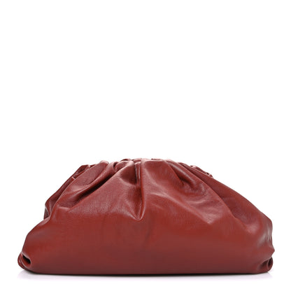 Bottega Veneta Smooth Butter Calf The Pouch Oversized Clutch Rust 1 of 11