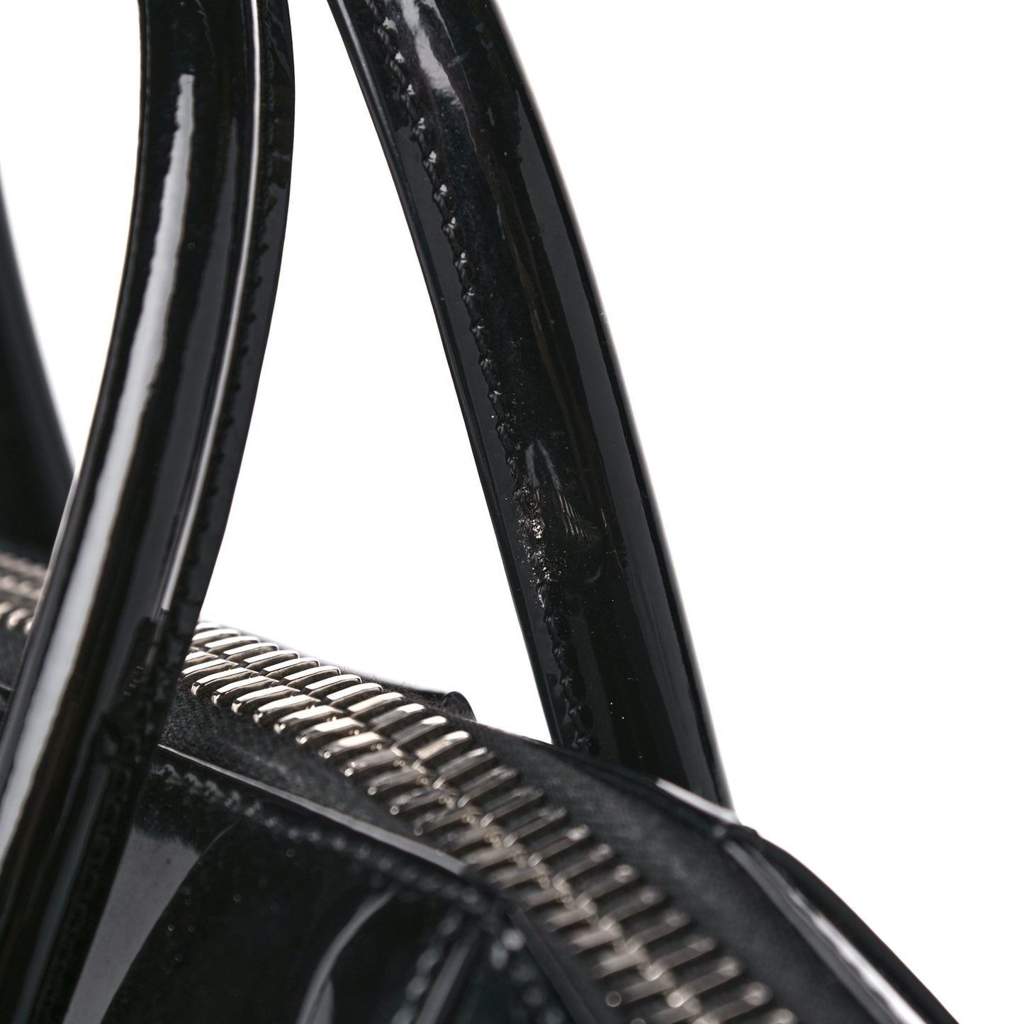 Patent Calfskin Small Antigona Black