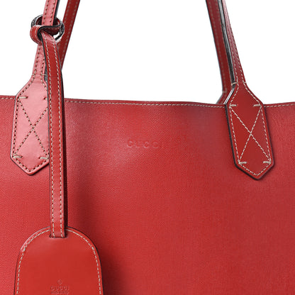 Gucci GG Supreme Monogram Medium Reversible Tote Beige Red 16 of 28