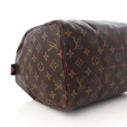 Louis Vuitton Monogram Totem Speedy 30 Magenta 5 of 7