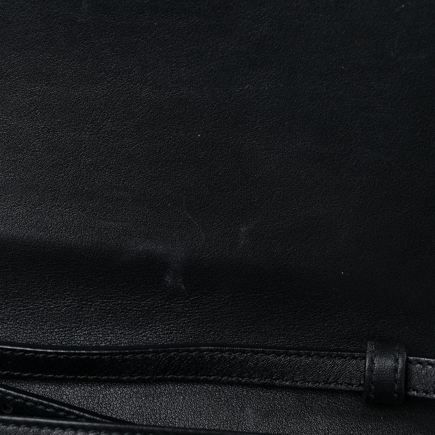 Microguccissima Crossbody Wallet Black
