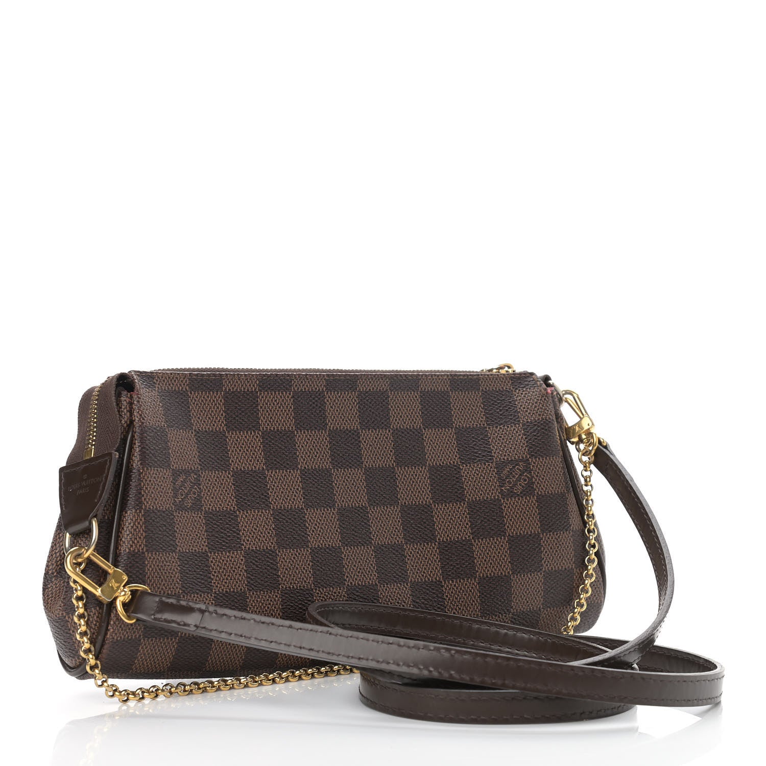 Louis Vuitton Damier Ebene Eva Clutch 3 of 9