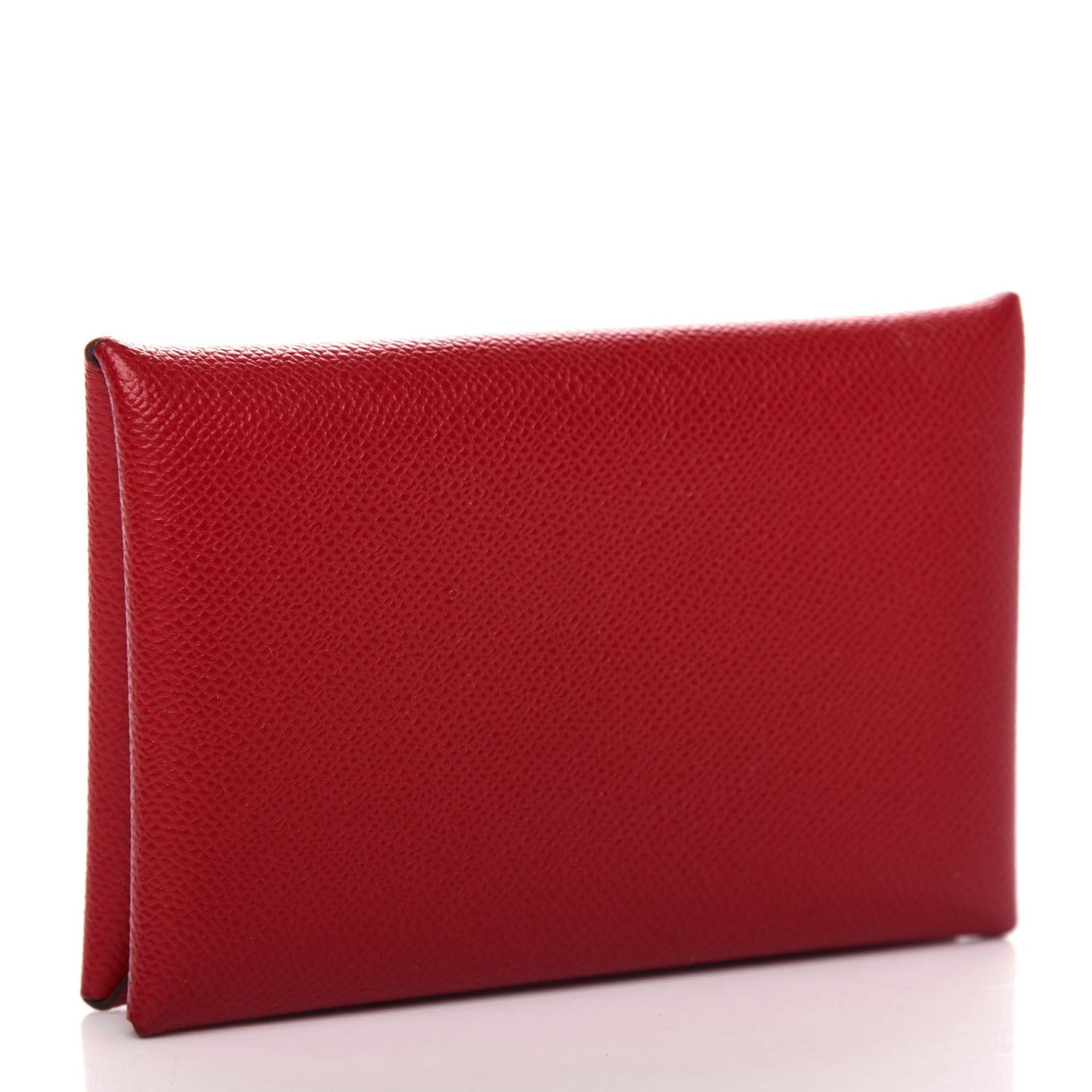 Madame Calfskin Calvi Card Case Rouge Piment