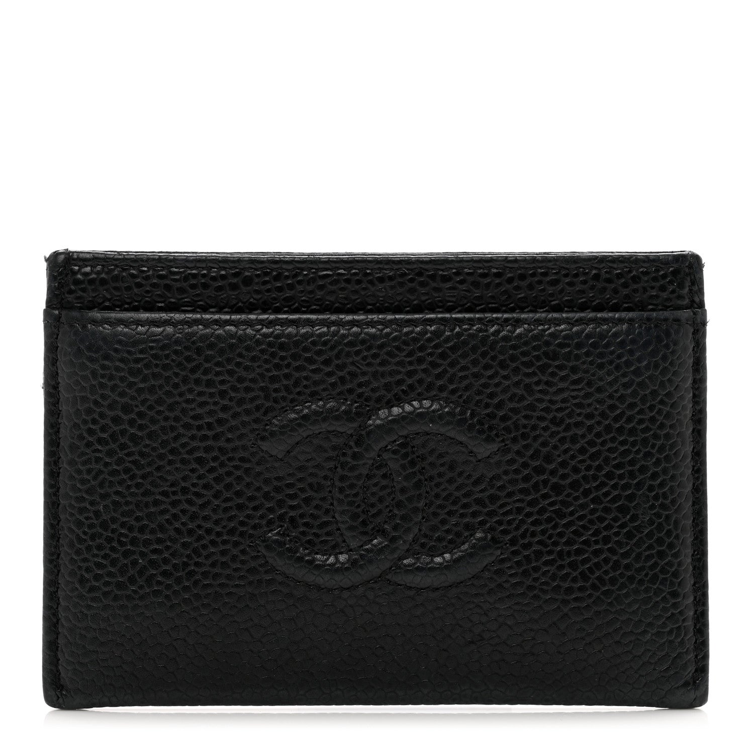 Chanel Caviar Timeless CC Card Holder Black 1 of 10