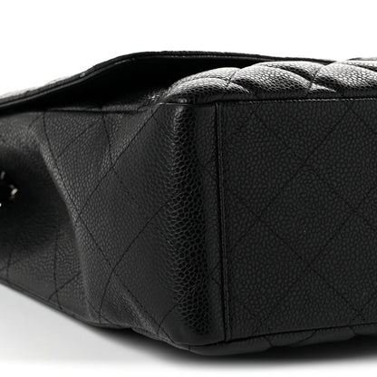 Chanel Caviar Quilted Maxi Single Flap Black 9 of 10