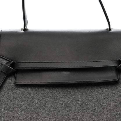 Celine Felt Smooth Calfskin Mini Belt Bag Grey 7 of 9