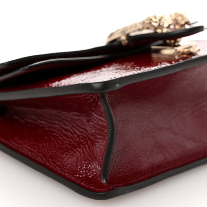 Gucci Crinkled Patent Mini Dionysus Shoulder Bag Rosso Ancora Red 8 of 9