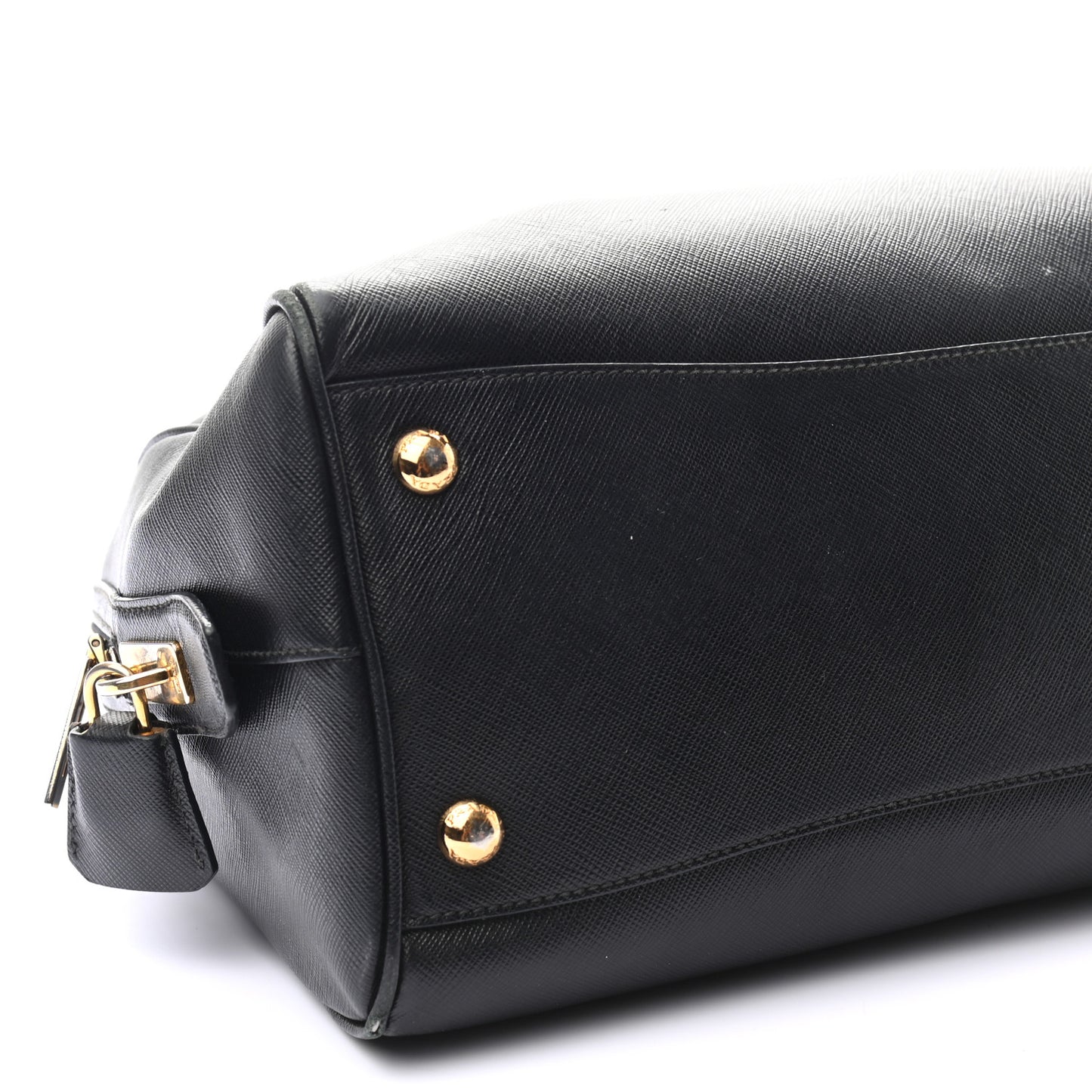Saffiano Lux Bowler Black