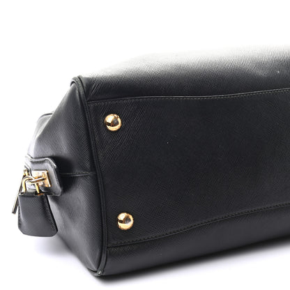 Prada Saffiano Lux Bowler Black 9 of 13