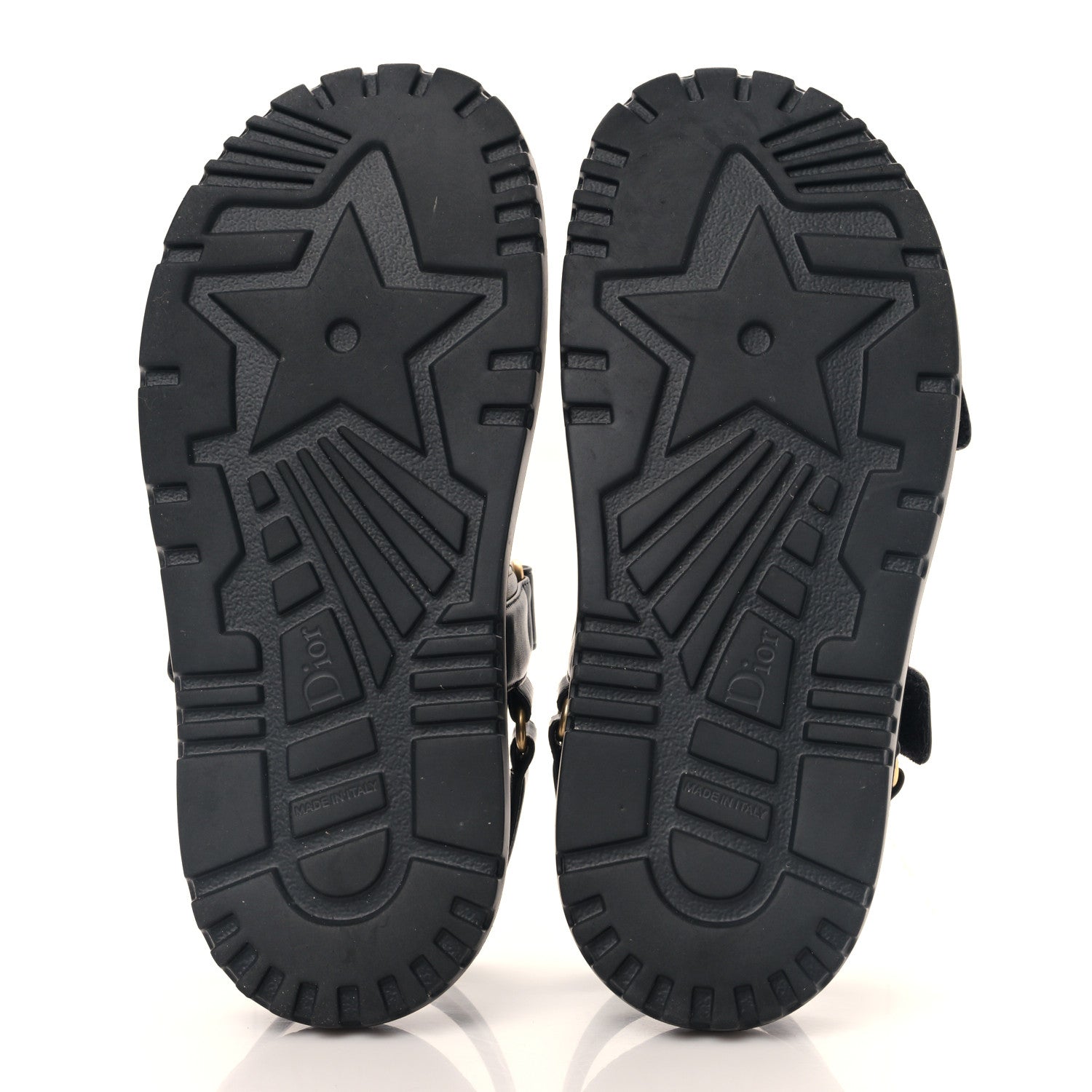 Christian Dior Lambskin Dioract 10mm Sandals 37 Black 5 of 8