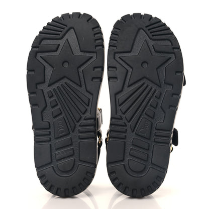 Christian Dior Lambskin Dioract 10mm Sandals 37 Black 5 of 8