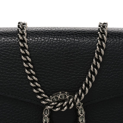 Gucci Calfskin Mini Dionysus Chain Wallet Black 8 of 11