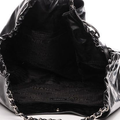 Chanel Vinyl XL Coco Cabas Black 5 of 8