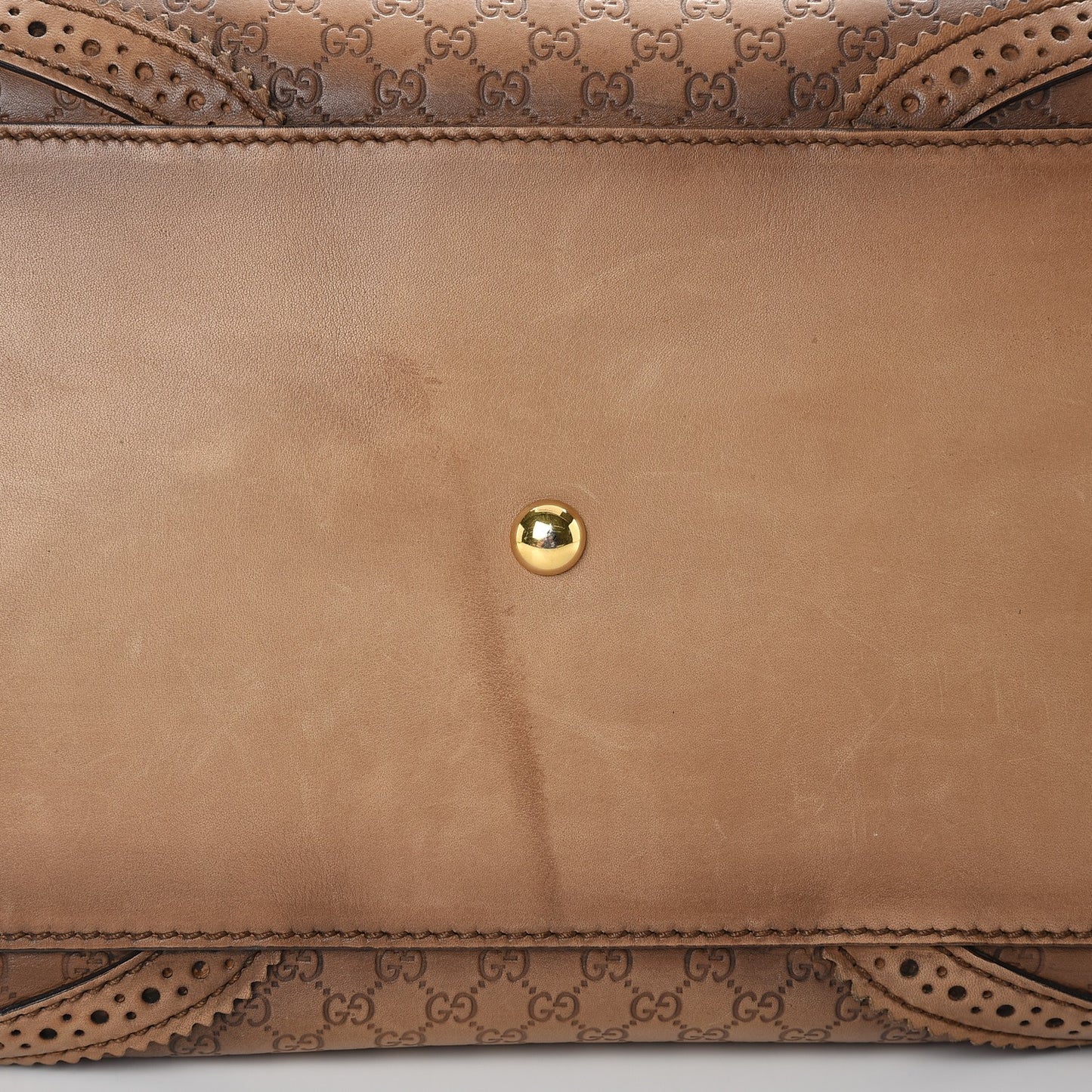 Microguccissima Large Duilio Tote Honey