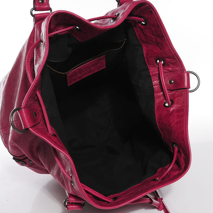 Balenciaga Agneau Classic Hardware Pompon Pourpre 5 of 14