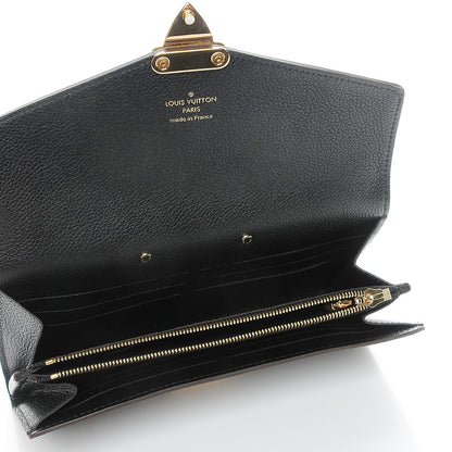 Louis Vuitton Monogram Pallas Wallet Black 5 of 7