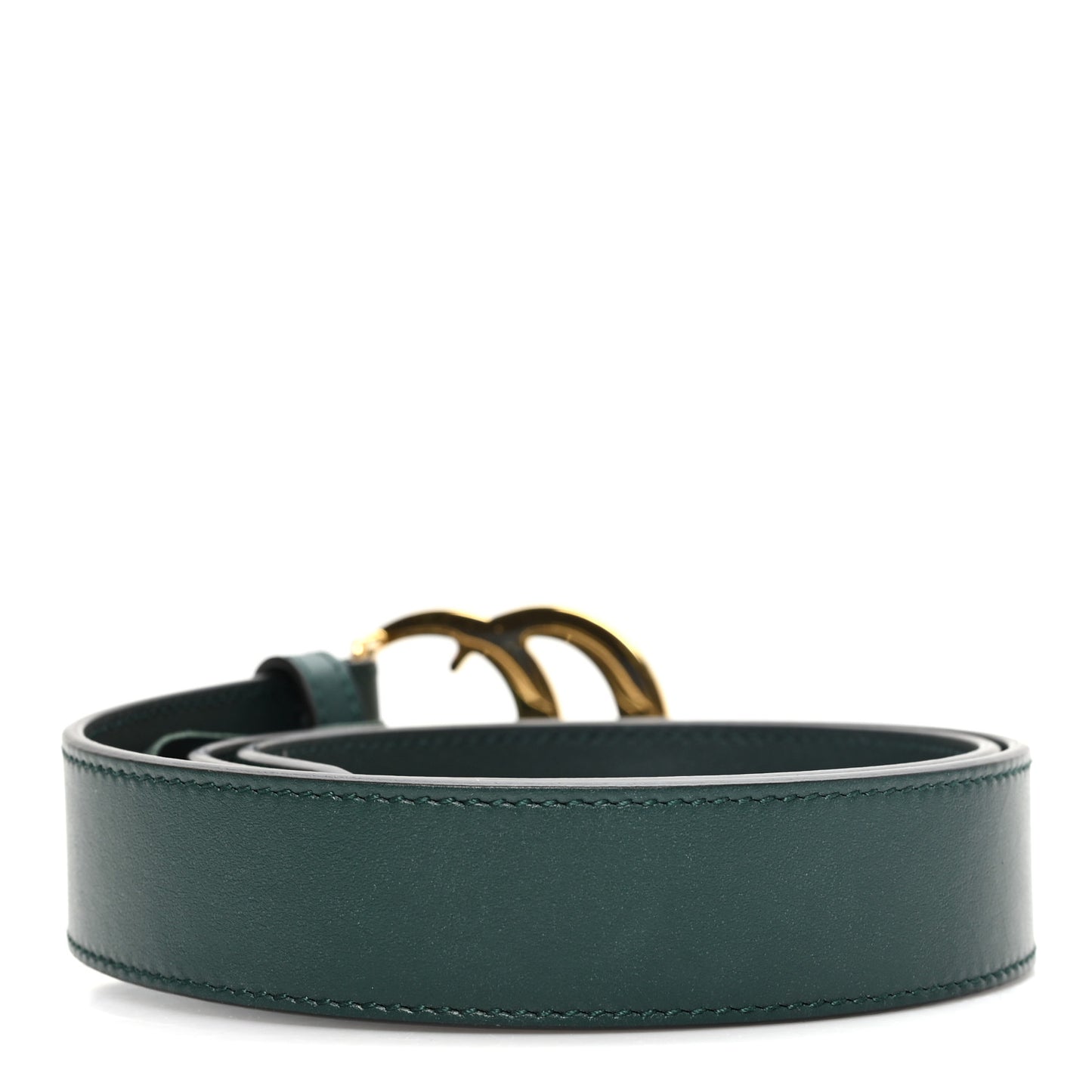Plutone Calfskin Double G 30mm Belt 75 30 Verde