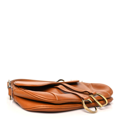 Christian Dior Calfskin Double Saddle Bag Brown 4 of 11