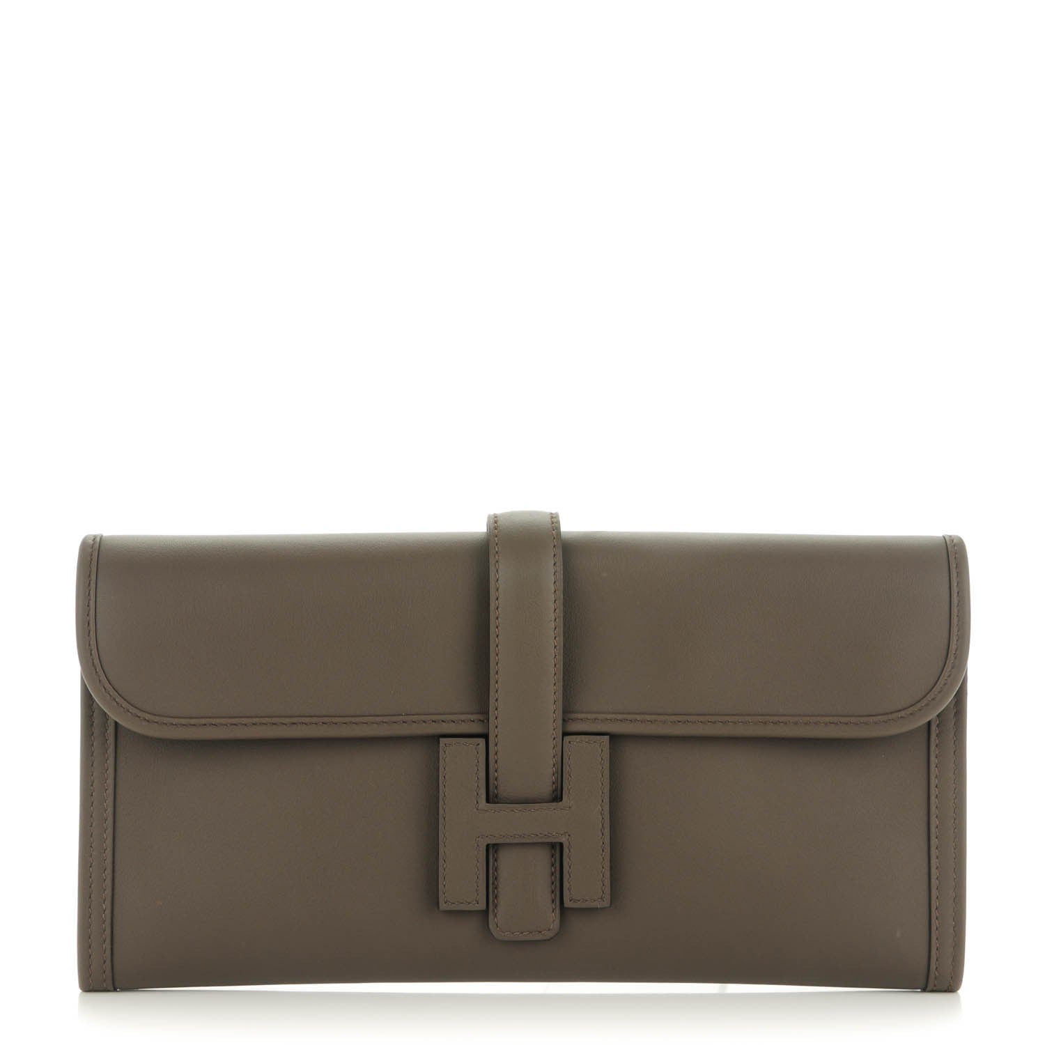 Hermes Swift Jige Elan 29 Clutch Etain 1 of 8