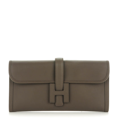 Hermes Swift Jige Elan 29 Clutch Etain 1 of 8